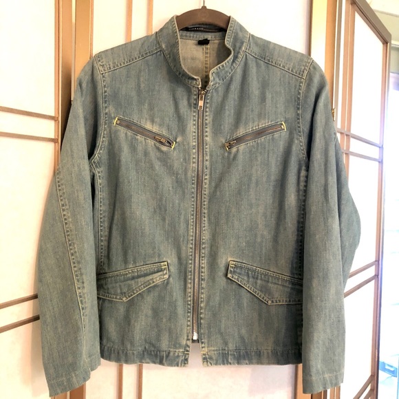 ISDA & Co zip up jean jacket - Picture 2 of 4